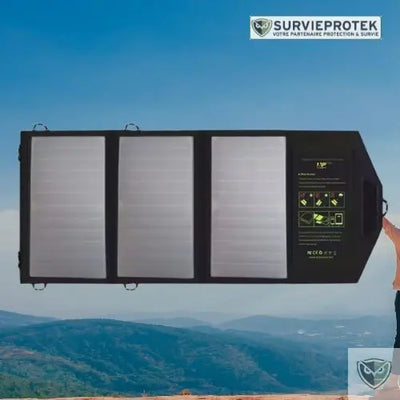 chargeur solaire pliable batterie intégrée