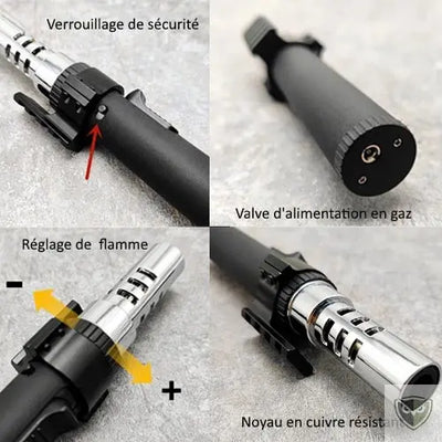 briquet tempete gaz