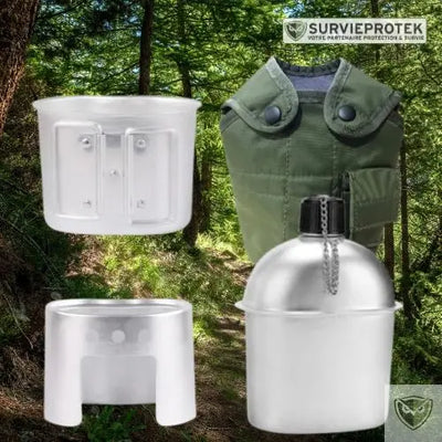 Gourde Militaire française survie