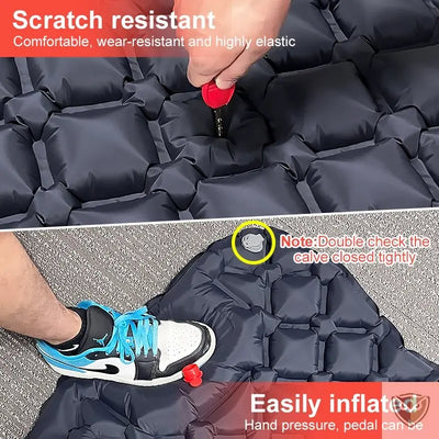Matelas de randonnée auto-gonflable facile