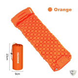 Matelas de randonnée auto-gonflable orange