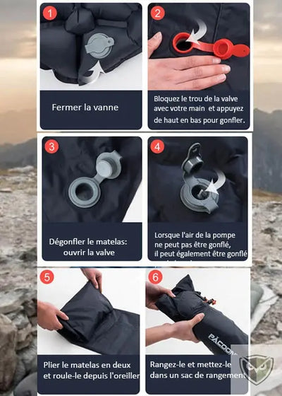 Matelas de randonnée auto-gonflable