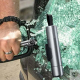 BIVOUAK™ Outil d'Urgence pour Voiture, Brise-Vitre & Coupe-Ceinture survieprotek