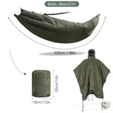 poncho manteau multifonctions