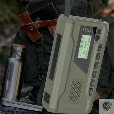 Radio de survie à manivelle portable