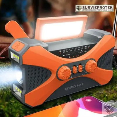radio lampe SOS survie