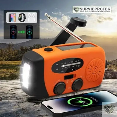 radio solaire compacte urgence