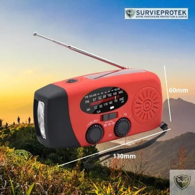 radio solaire compacte lampe