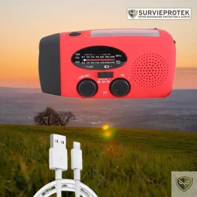 radio solaire compacte LED
