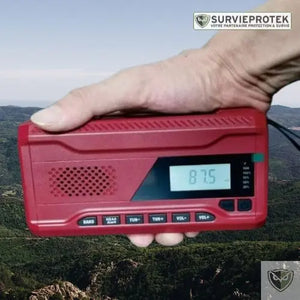 Radio solaire à manivelle urgence