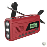 Radio solaire à manivelle portable