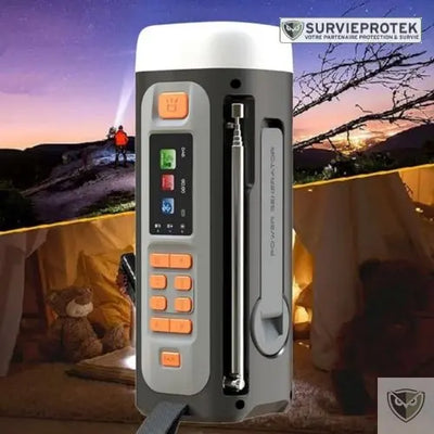 radio d’urgence solaire rechargeable