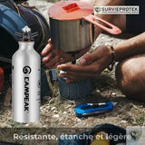 bouteille réservoir carburant compacte