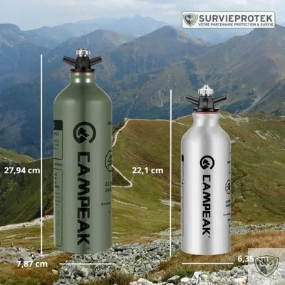 bouteille réservoir carburant survie