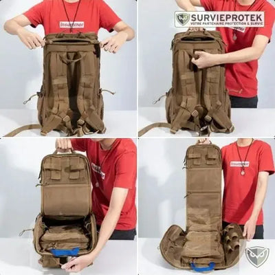 Sac à dos tactique médical pharmacie