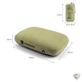 oreiller de camping gonflable