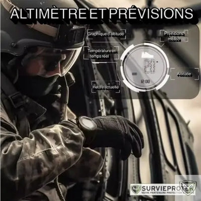 montre tactique militaire survie