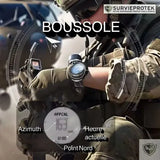 montre tactique militaire boussole