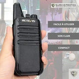 talkie walkie rechargeable radio