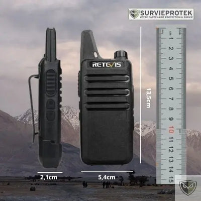 talkie walkie rechargeable compact