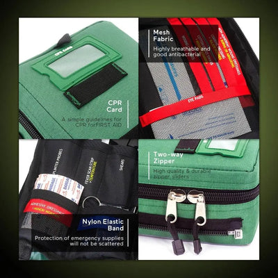 SMARTKIT® Kit de Premiers Secours Voyage 165 Pcs survieprotek