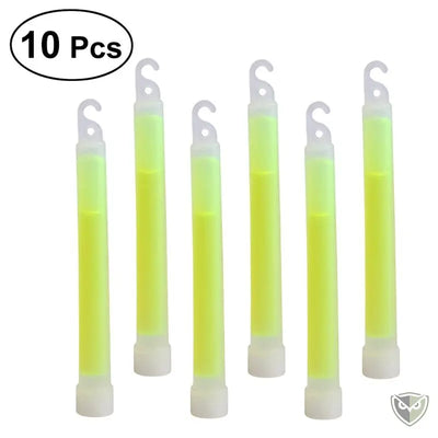BIVOUAK™ Bâton Cyalume Lumineux - Boîte de 10 survieprotek