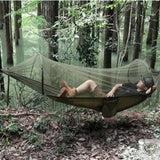 BIVOUAK™ Hamac moustiquaire intégrée et bâche confortable