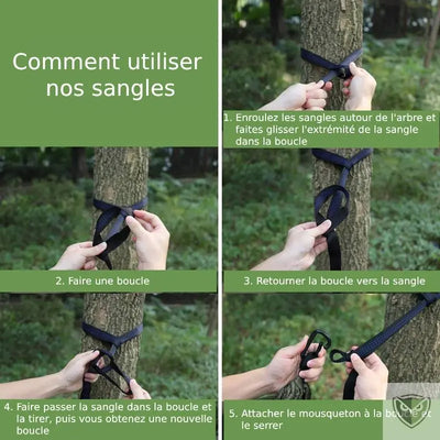 Comment attacher son hamac moustiquaire 