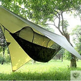 Hamac Moustiquaire Integrée et Bache style militaire