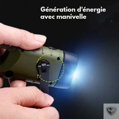lampe torche dynamo solaire