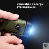 lampe torche dynamo solaire