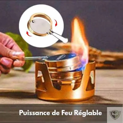 réchaud à alcool puissant