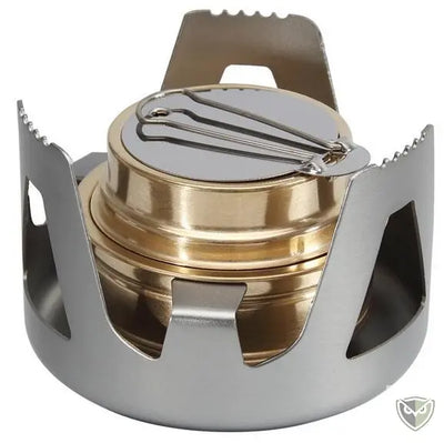 BIVOUAK™ Mini Réchaud à Alcool Portable survieprotek