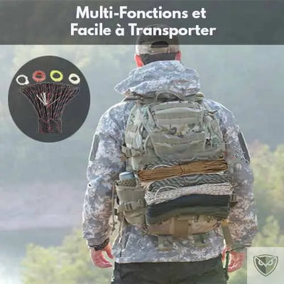 Bivouak™ Paracorde 550 de Survie Multi-fonctions et facile a transporter