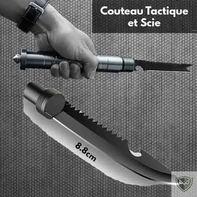 pelle de survie tactique