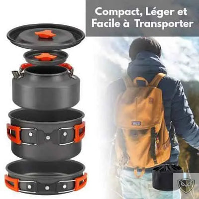 Set casserole cuisine camping