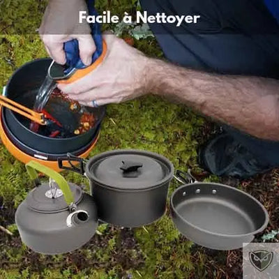 Set casserole cuisine bivouac