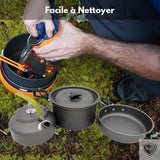 Set casserole cuisine bivouac