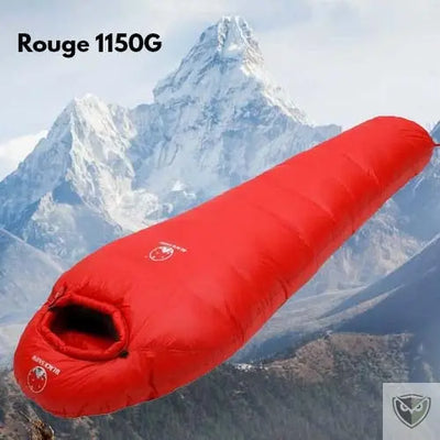 Sac de Couchage Grand Froid Duvet Ultra Compact rouge 1150gr