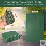 couverture de survie réutilisable compact