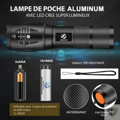 lampe torche led puissante