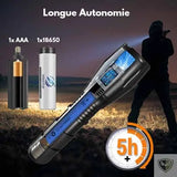 lampe torche led puissante longue autonomie