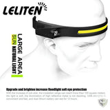 LELITEN™ Lampe Frontale en Silicone