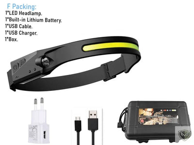 LELITEN™ Lampe Frontale en Silicone Ultra-Légère à Capteur survieprotek