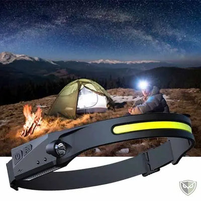 LELITEN™ Lampe Frontale en Silicone Ultra-Légère à Capteur survieprotek