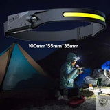 LELITEN™ Lampe Frontale en Silicone Ultra-Légère à Capteur survieprotek