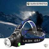 Lampe frontale avec zoom