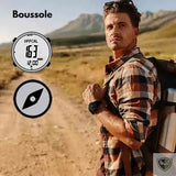 North Edge™ Smartwatch Apache 3 Montre Tactique Militaire Intelligente boussole